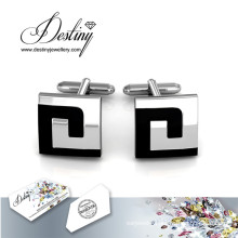 Destiny jewellery Crystal From Swarovski Mr Oil Paint 4 Cufflinks